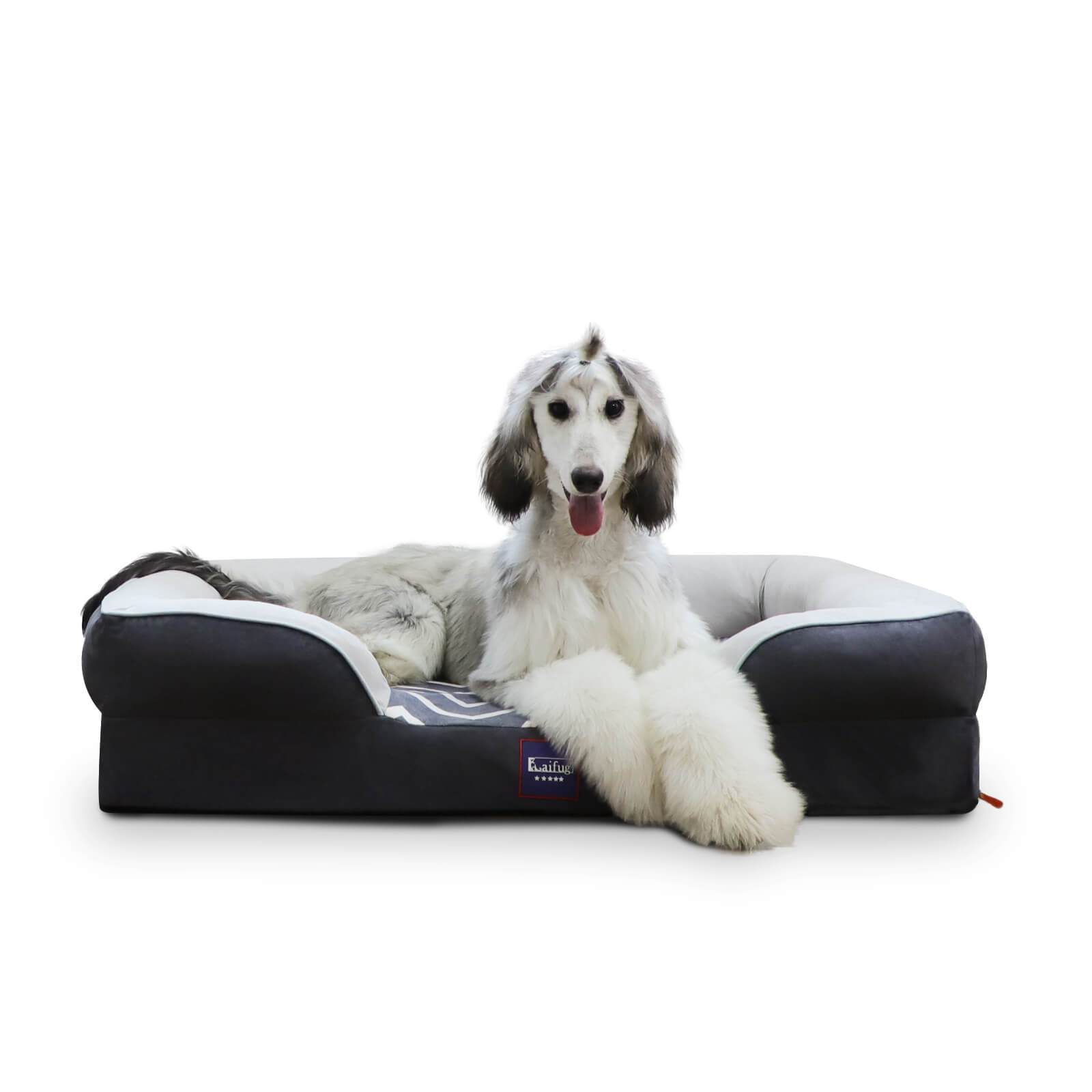 Laifug Striped Dog Sofa - large dog bed Large(38"*30"*9")