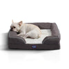 Laifug Large Dog Sofa - memory foam dog bed 28"*23"*7" / Grey
