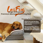 Laifug Plaid Durable Pet Sofa - memory foam dog bed