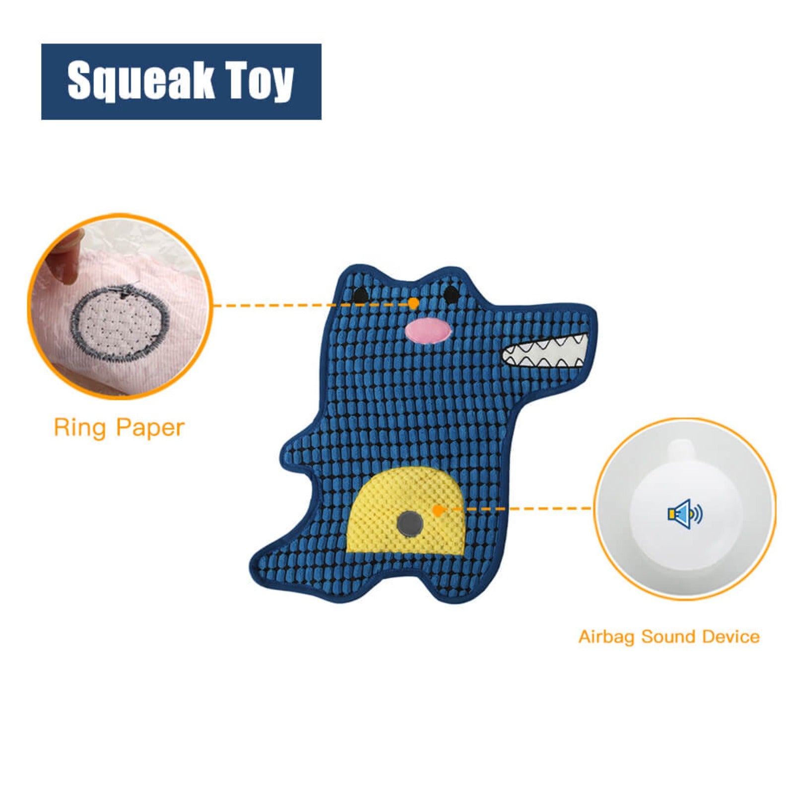 Laifug Squeaky Mat Toy - dog toy