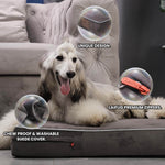 LaiFug 318 Flat Orthopedic Memory Foam Dog Bed