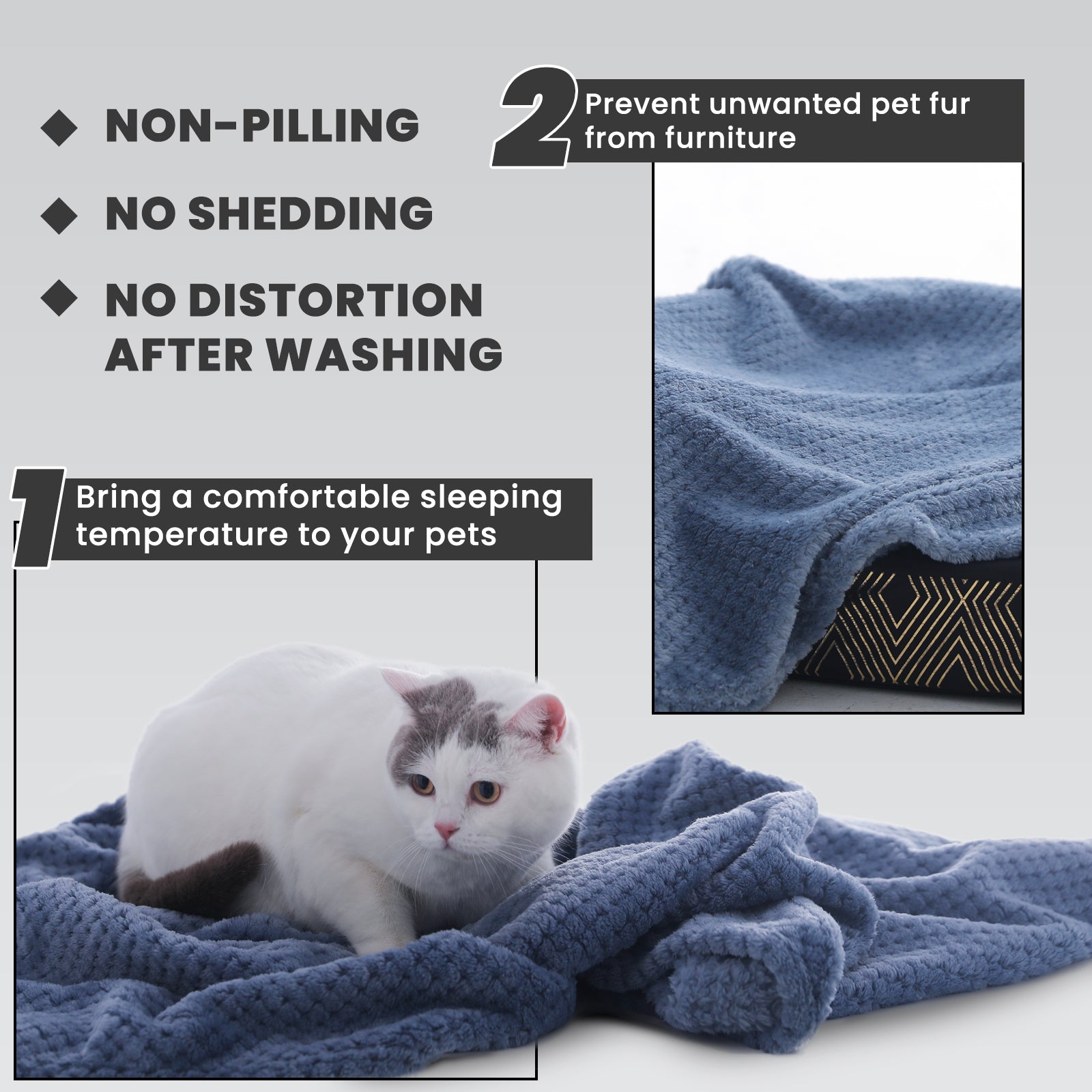 Laifug Fleece Warm Pet Blanket