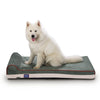 Laifug Single Pillow Dog Bed - memory foam dog bed 46"*28"*8" / Dark Green