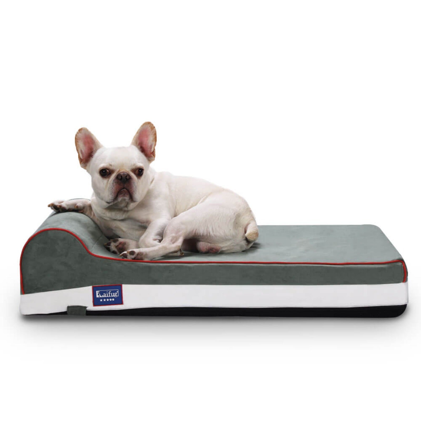 Laifug Single Pillow Dog Bed - memory foam dog bed 34"*22"*7" / Dark Green